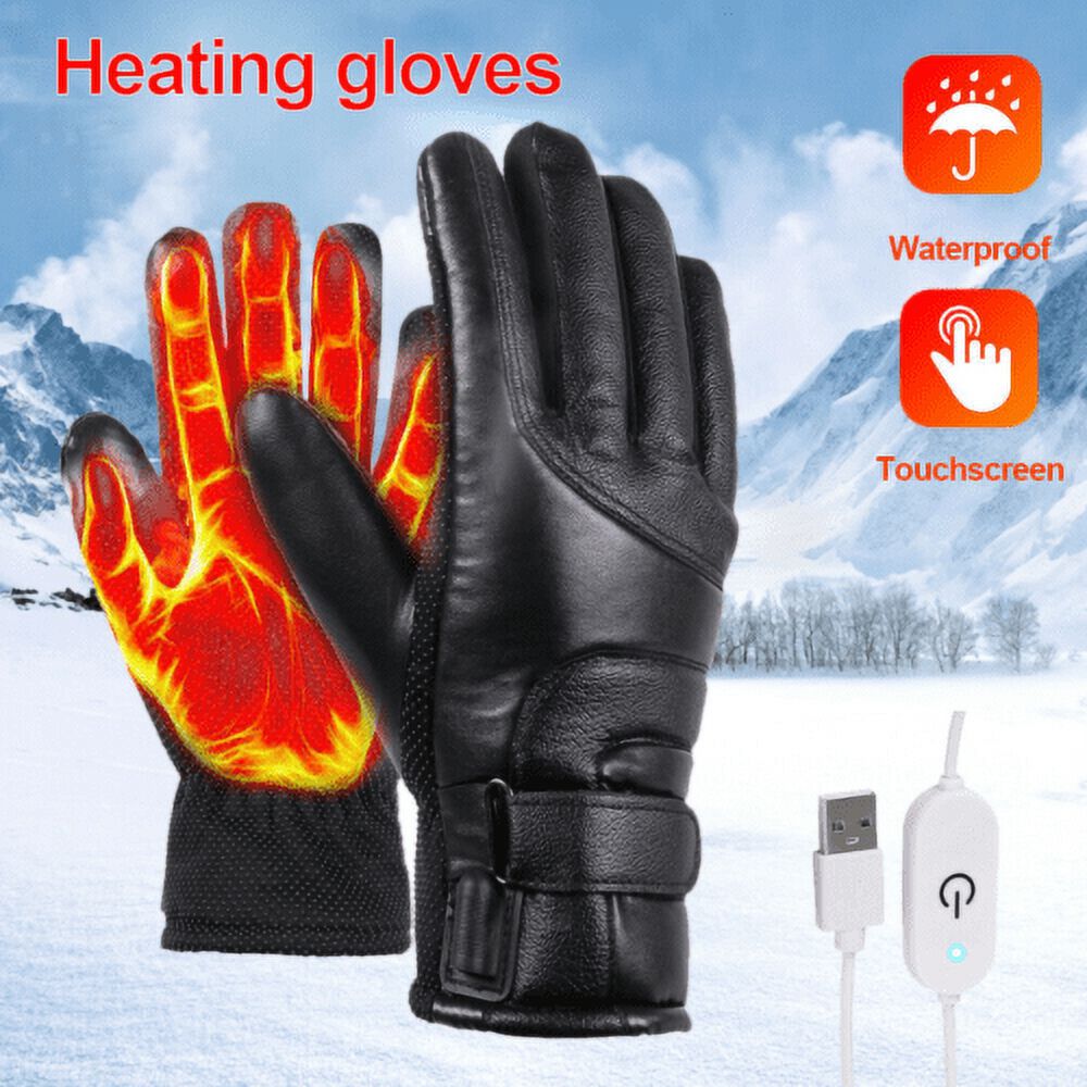 USB 3 Mode Heated Waterproof Touchscreen Gloves H996