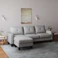 Blue Polyester L Shaped Sofa B31107