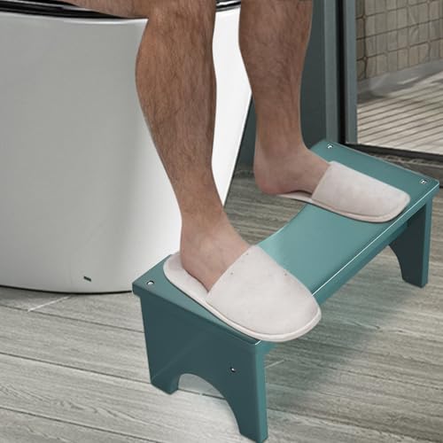6.7" Non-Slip Wood Toilet Stool W194