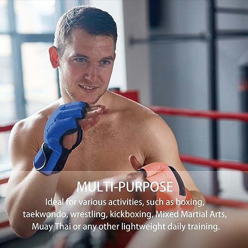 2 Pairs Leather Boxing Gloves O2449