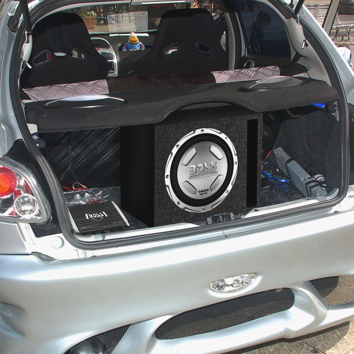 12" 1400W Subwoofer, 1500W Amplifier with Amp Kit & 12" Enclosure N77307
