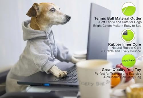 12 Pack 2.5" Blue Dog Tennis Balls X915922