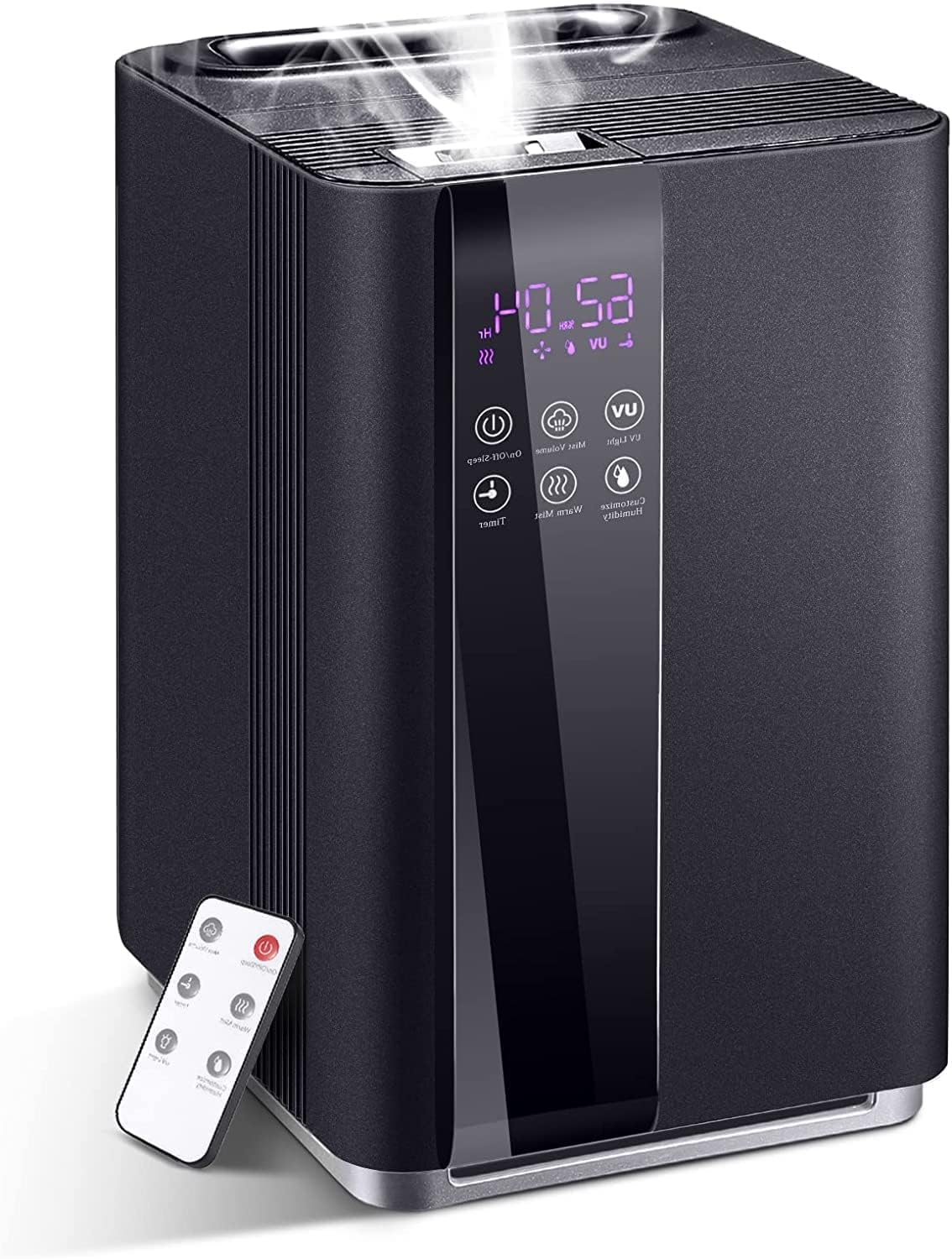 1.72Gal Cool and Warm Mist Ultrasonic Humidifier with Remote Control Q195301