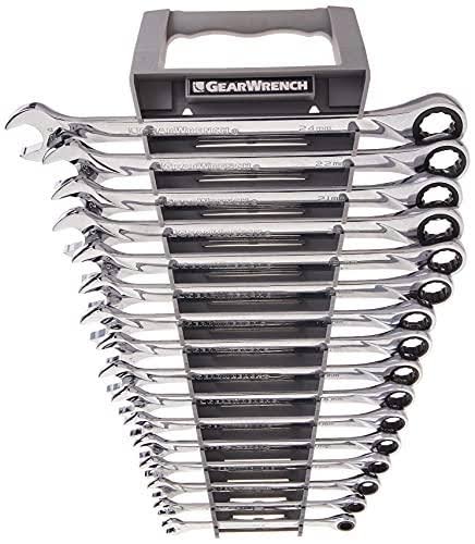 16 Piece Metric Ratcheting Combination Wrench Set E490