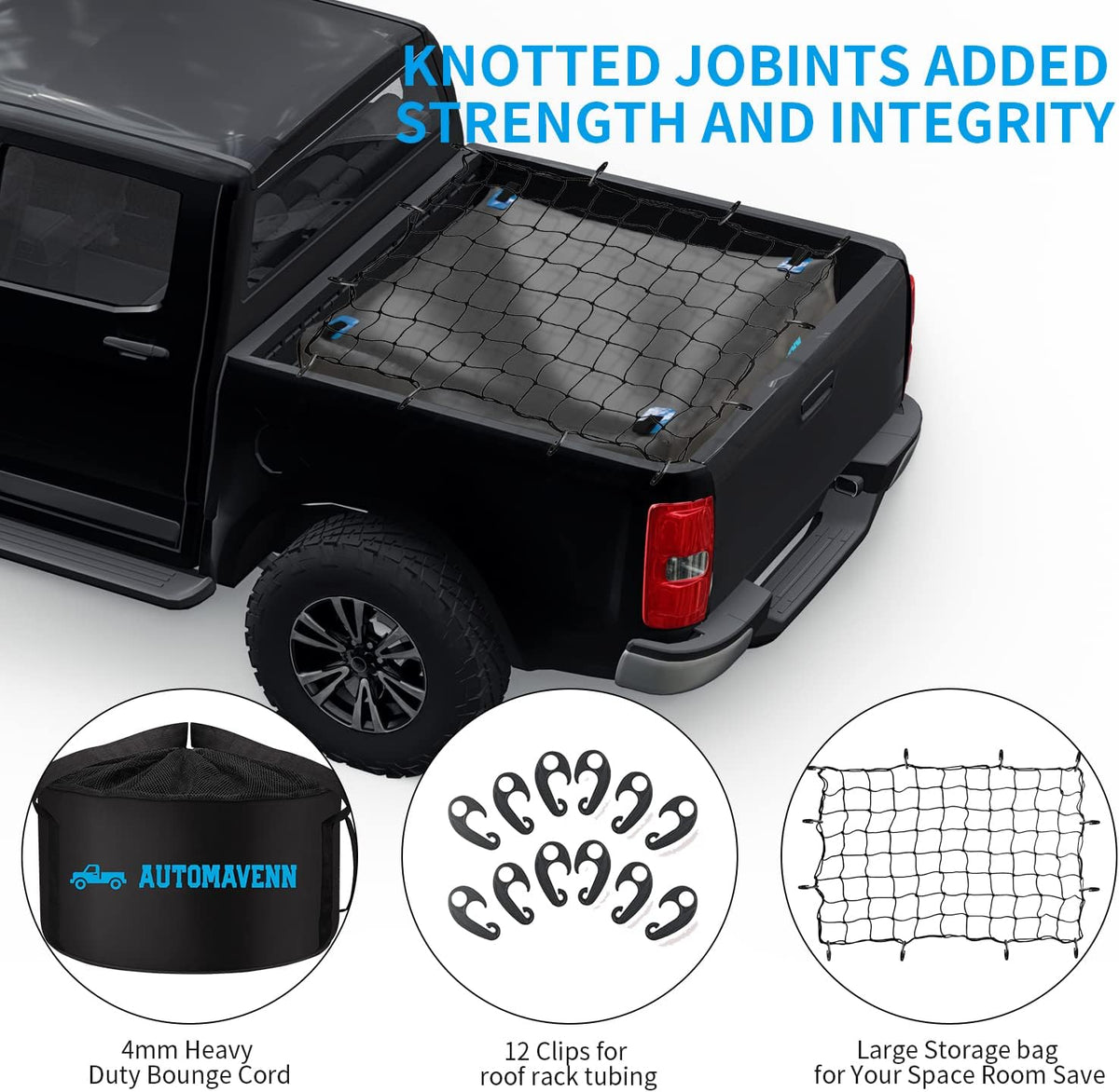 26 Cubic Feet 840D Heavy Duty Waterproof Truck Bed Storage Bag I41667