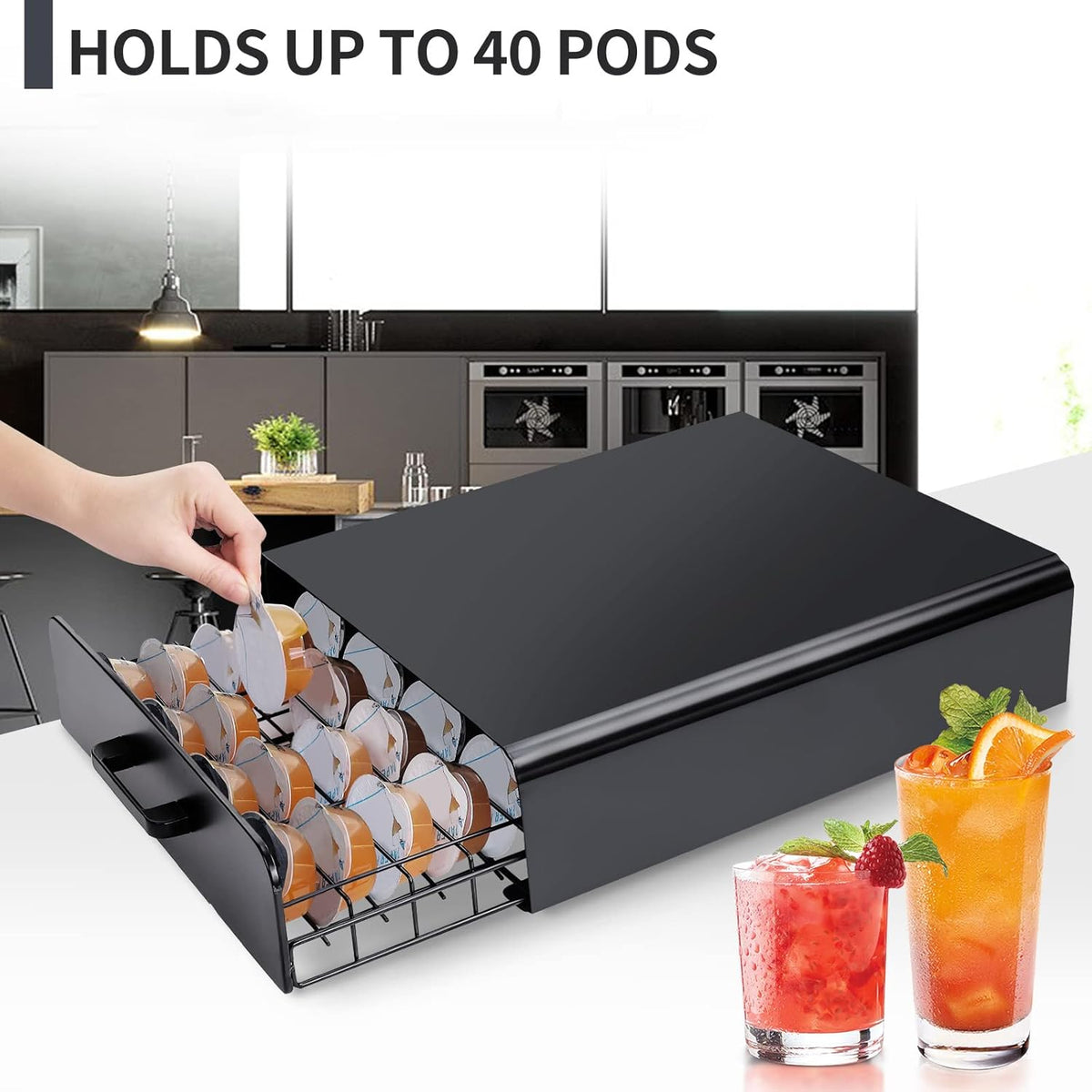Pod Holder for Cocktail Capsules (40 pods) J601