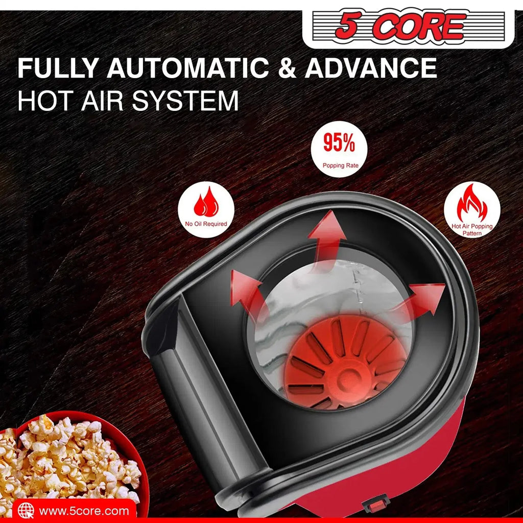 Red Hot Air Popcorn Machine Popper R913475