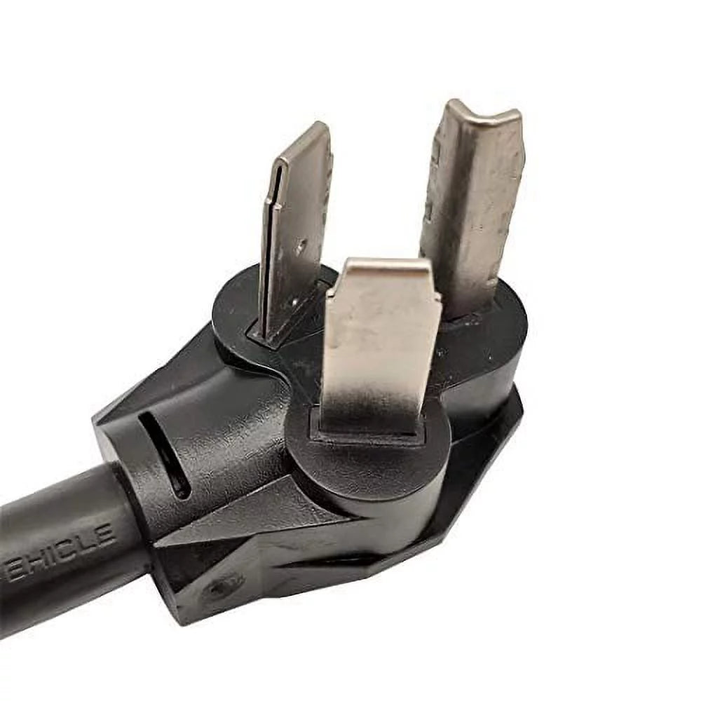 Adapter Cord Dryer 3 Prong Plug 10-30P to 10-50R Electric Stove Receptacle, 30A, 250V 1FT F275