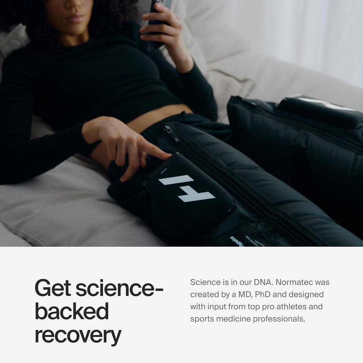 Cordless Recovery System with Dynamic Compression Massage Technology N364