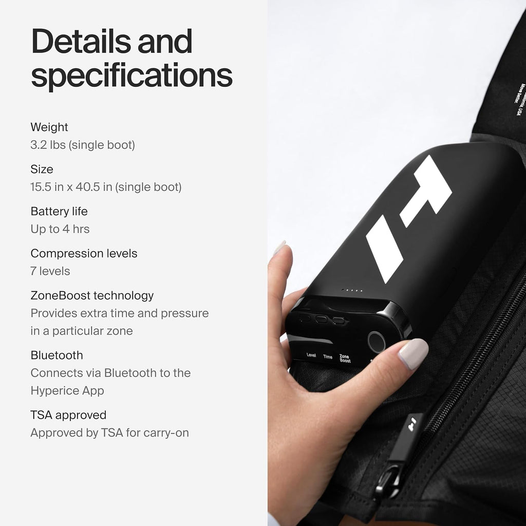 Cordless Recovery System with Dynamic Compression Massage Technology N364