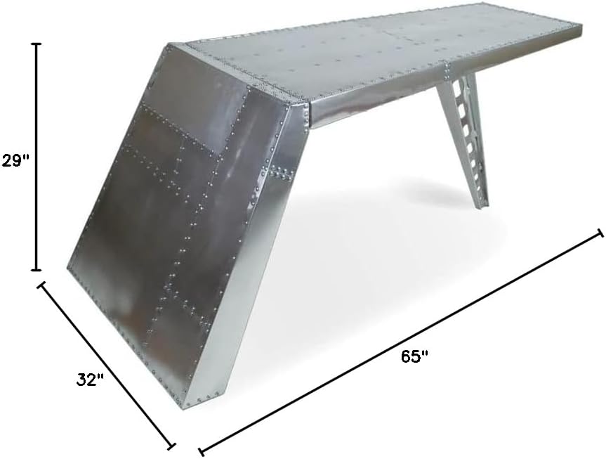 Silver Aluminum Desk I618047