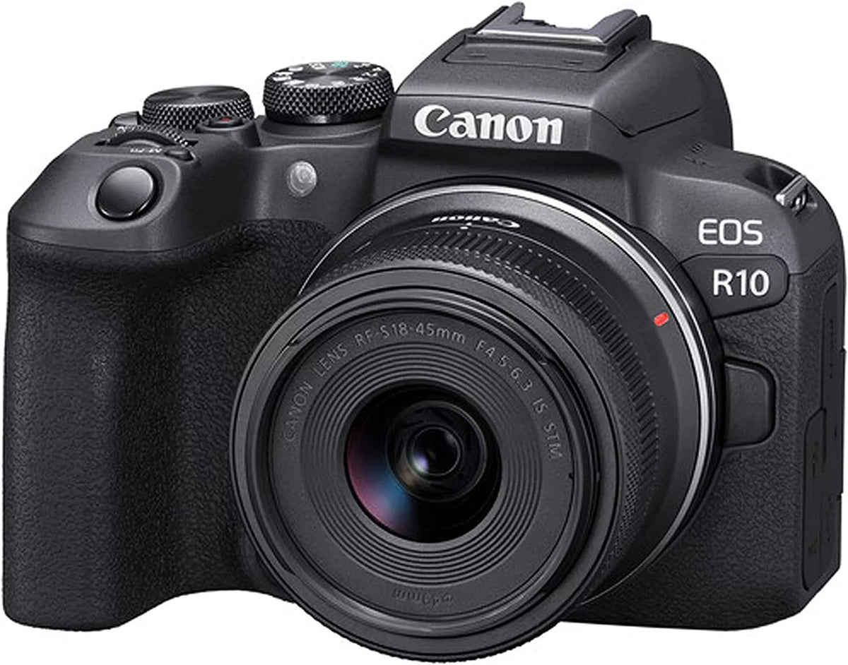 Mirrorless Digital Camera with 18-45mm Lens + 75-300mm Lens + 420-800mm Lens + 128GB Memory + Case + Tripod M2110