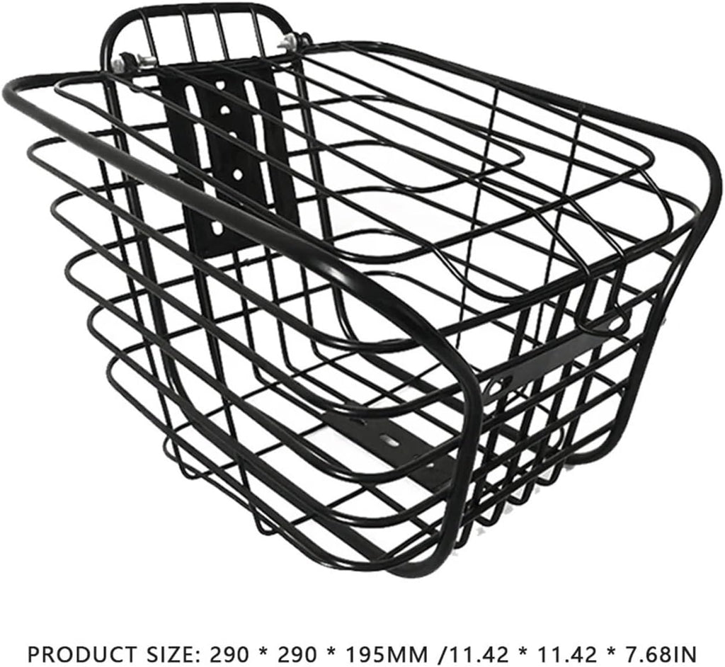 Large-Capacity Metal Bike Basket with Cover L4528