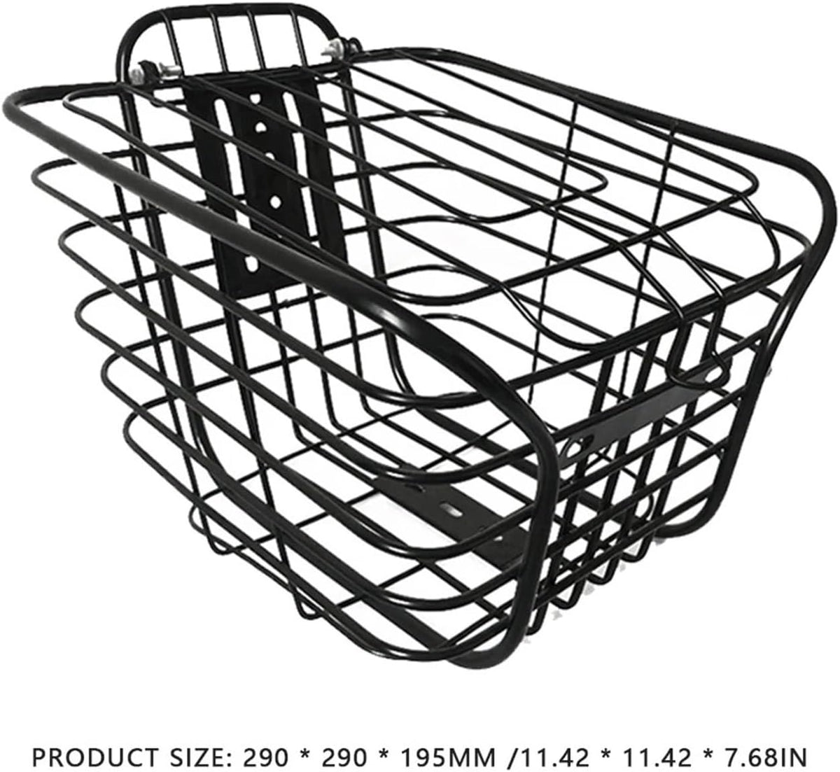 Large-Capacity Metal Bike Basket with Cover L4528