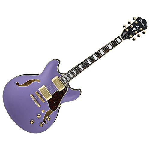Metallic Purple Flat Semi-Hollow Electric Guitar M46426