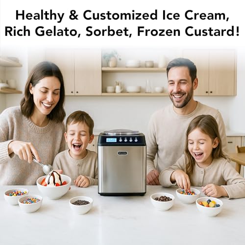 2.1 Qt. Stainless Steel Ice Cream Maker T276452