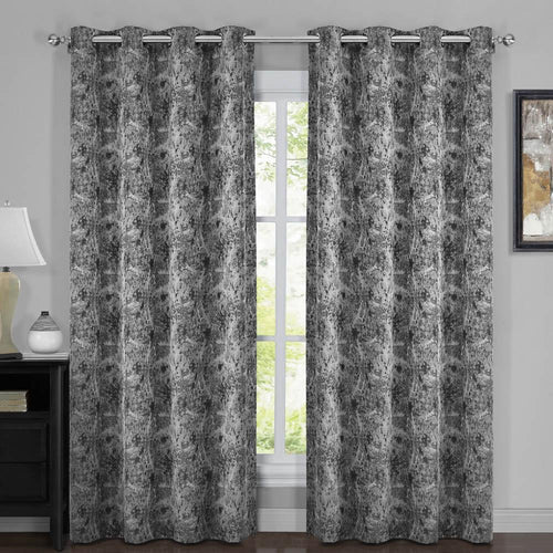 100% Blackout Curtain Bali - Modern Abstract Theme (Set of 2)