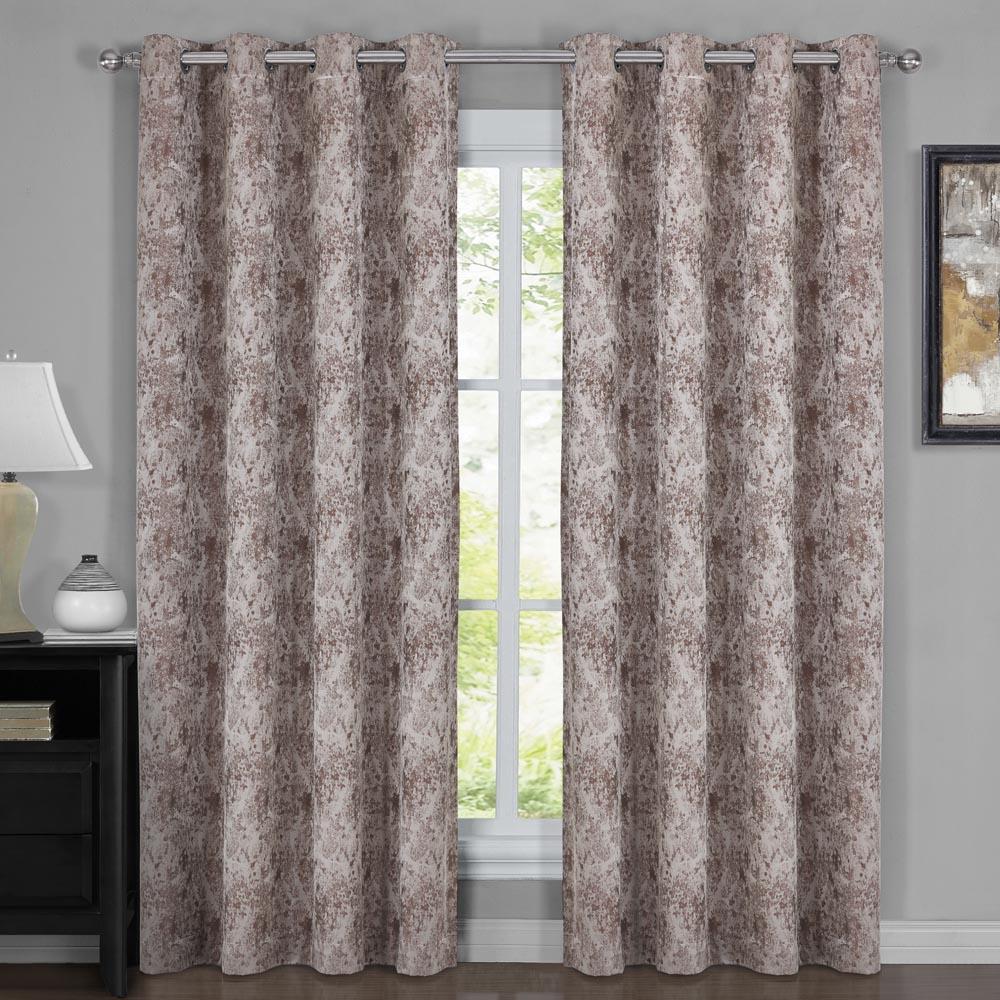 100% Blackout Curtain Bali - Modern Abstract Theme (Set of 2)