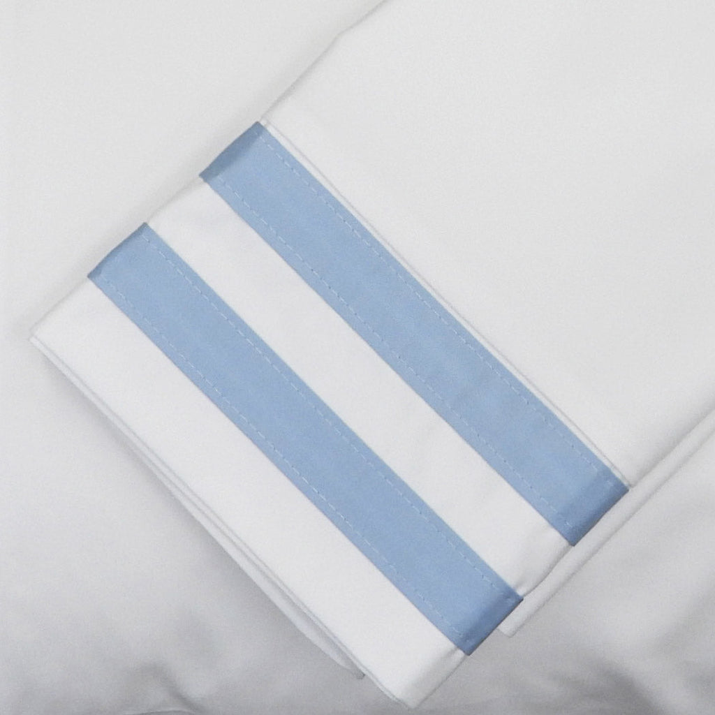 Banded Pillowcase Set Luxurious 608 Thread Count USA