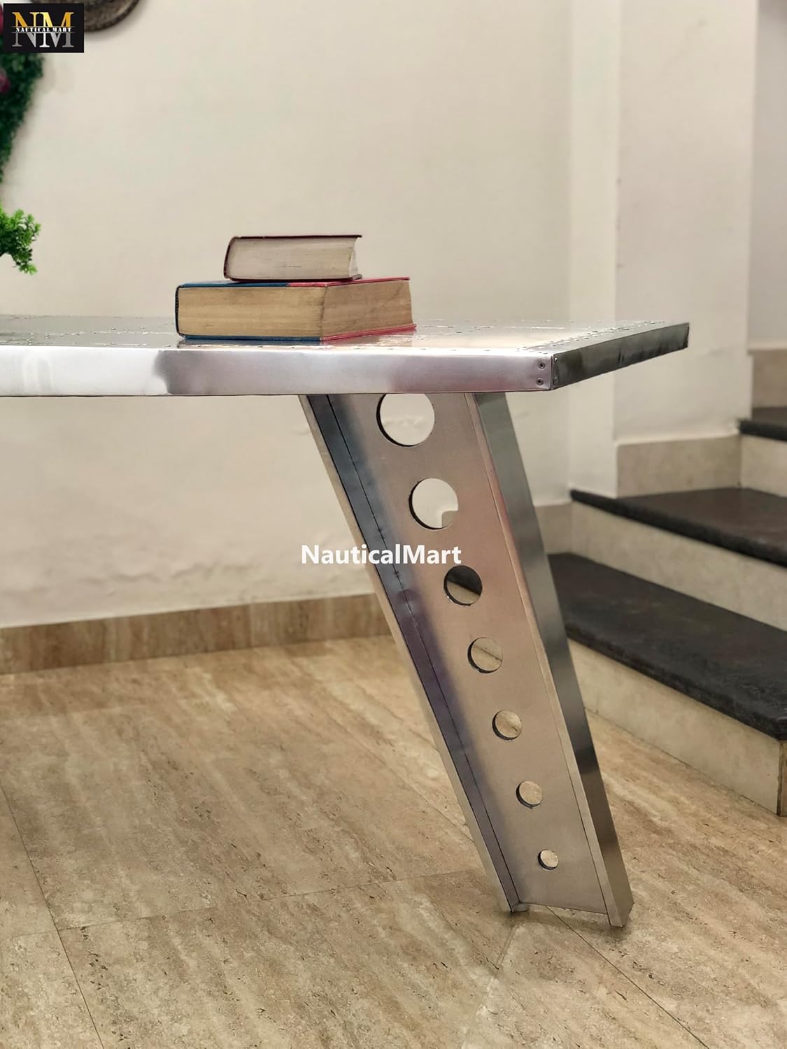 Silver Aluminum Desk I618047