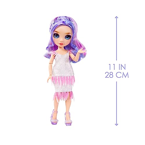 Purple 11” Fashion Doll and Playset with 2 Complete Doll Outfits and Fashion Play Accessories P1952