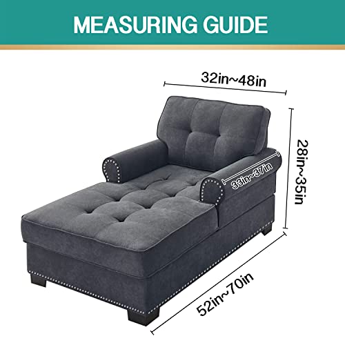 D-Copper Green Stretch Jacquard Chaise Lounge Slipcover T284348