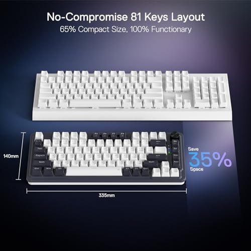 75% Wireless RGB Gaming Mechanical Keyboard with Hot-Swap Socket L63252