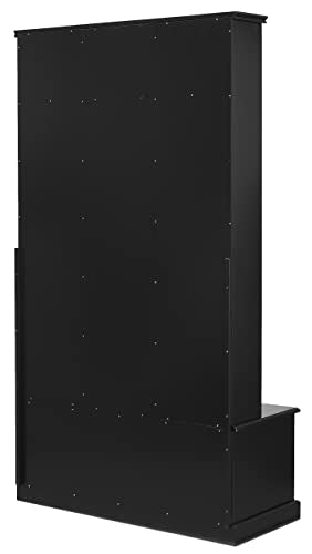 White Hall Tree with Storage Drawer J915