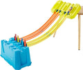 Multi-Lane Speed Box Toy Car Track Builder Playset with 18 Component Parts & 2 1:64 Scale Vehicles J62470