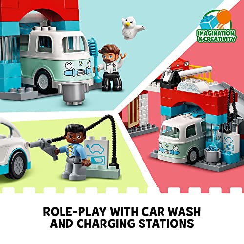Parking Garage and Car Wash Set with Garage, Gas Station & Toy Cars K8005