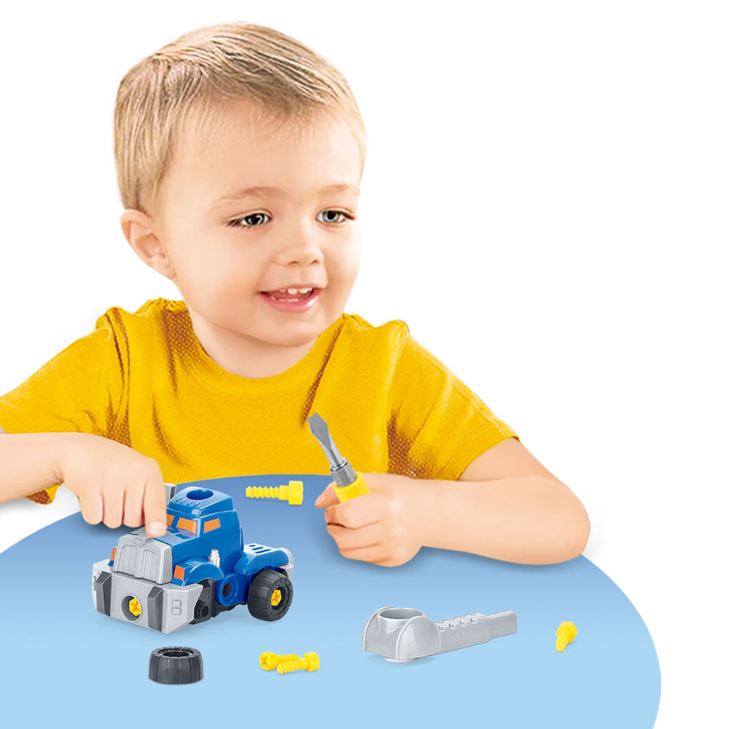 3 in 1 Take Apart Robot Truck Toy Playset with Screwdriver and Drill O5737