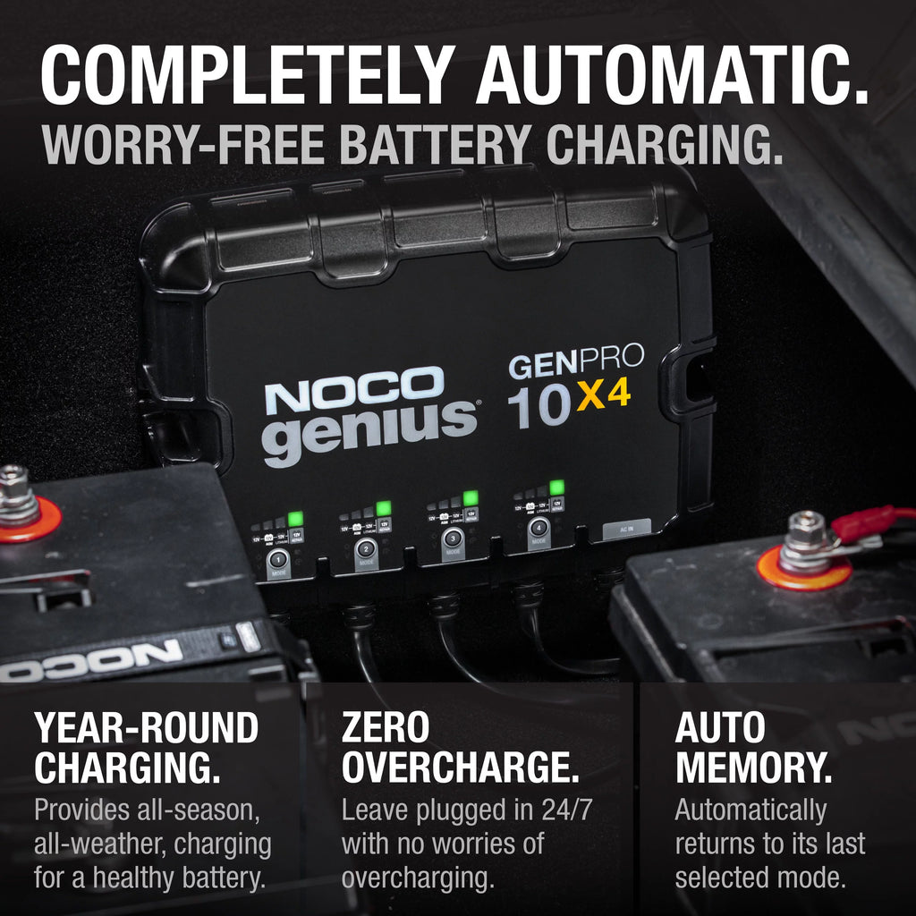 4-Bank 40A 12V Onboard Battery Charger B60402