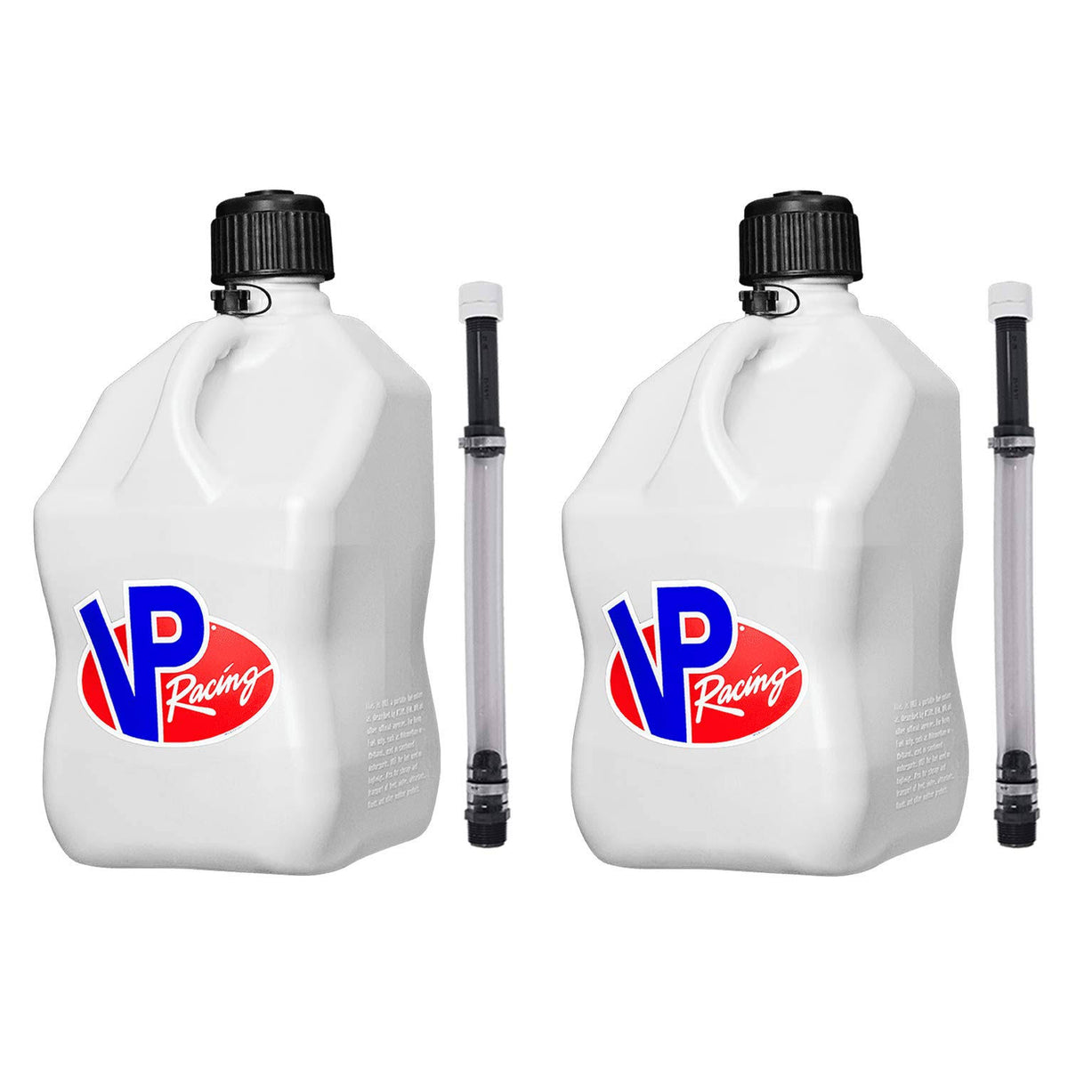 5 Gallon Motorsport Racing Fuel GAS Can (2 Pack) with 14x22 Hose (2 Pack) N580
