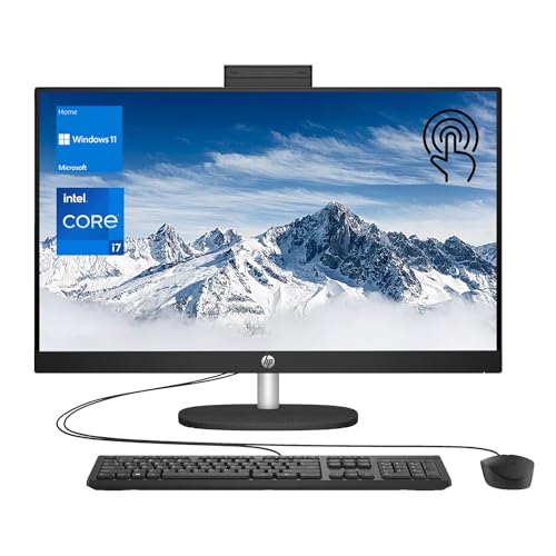 27" Touchscreen All-in-One with FHD Display, Intel Core i7, 16GB RAM, 1TB SSD, Windows 11 Home, Black D189