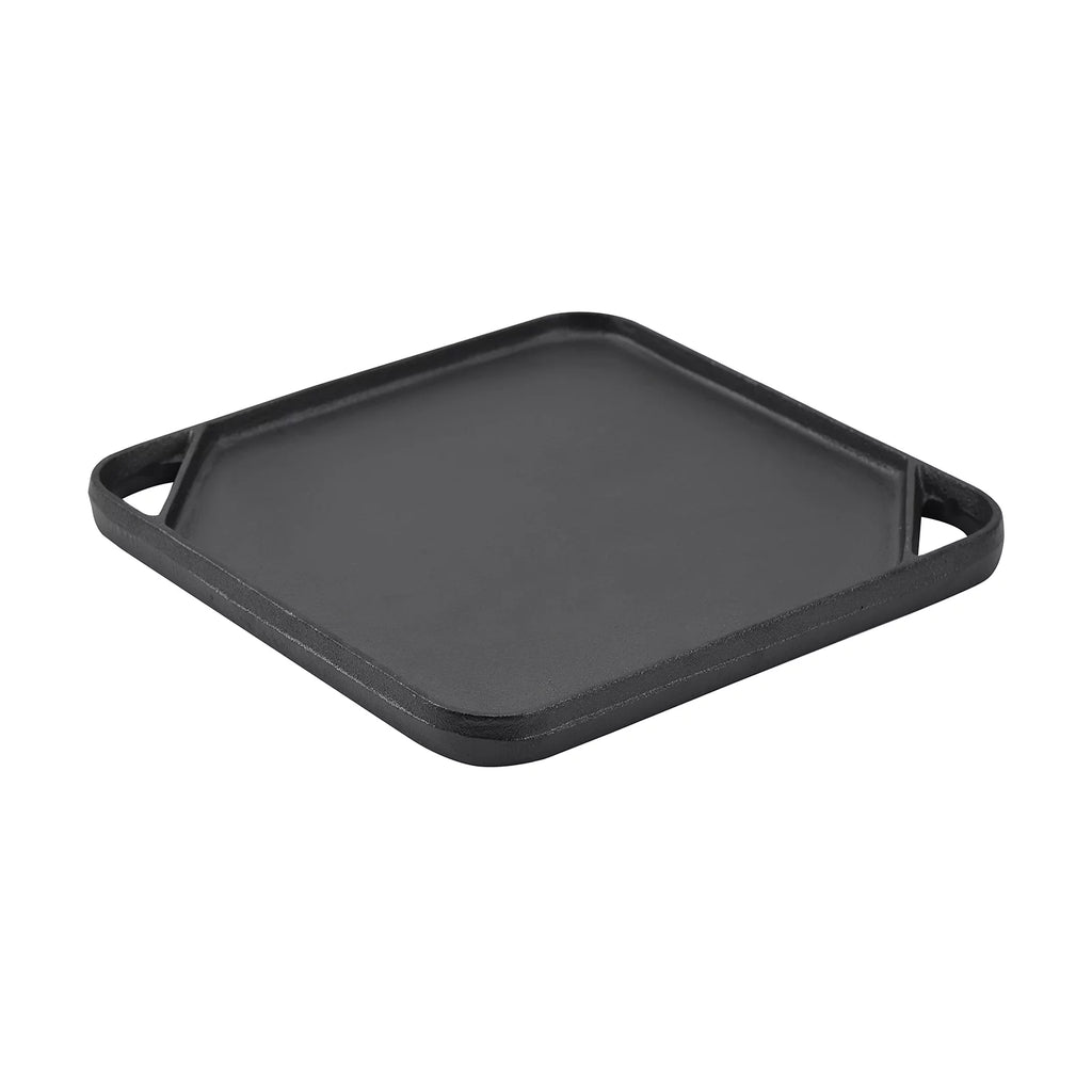 10.4" Square Pre-seasoned Cast Iron Reversible Grill Griddle C789914