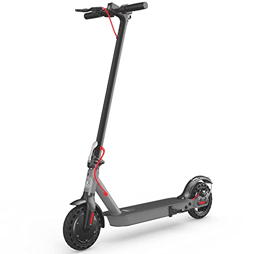 Electric Scooter, 350-500W Motor, 8.5"-10" Solid Tires, 17-40.4 Miles Range, 19 Mph Folding D171331