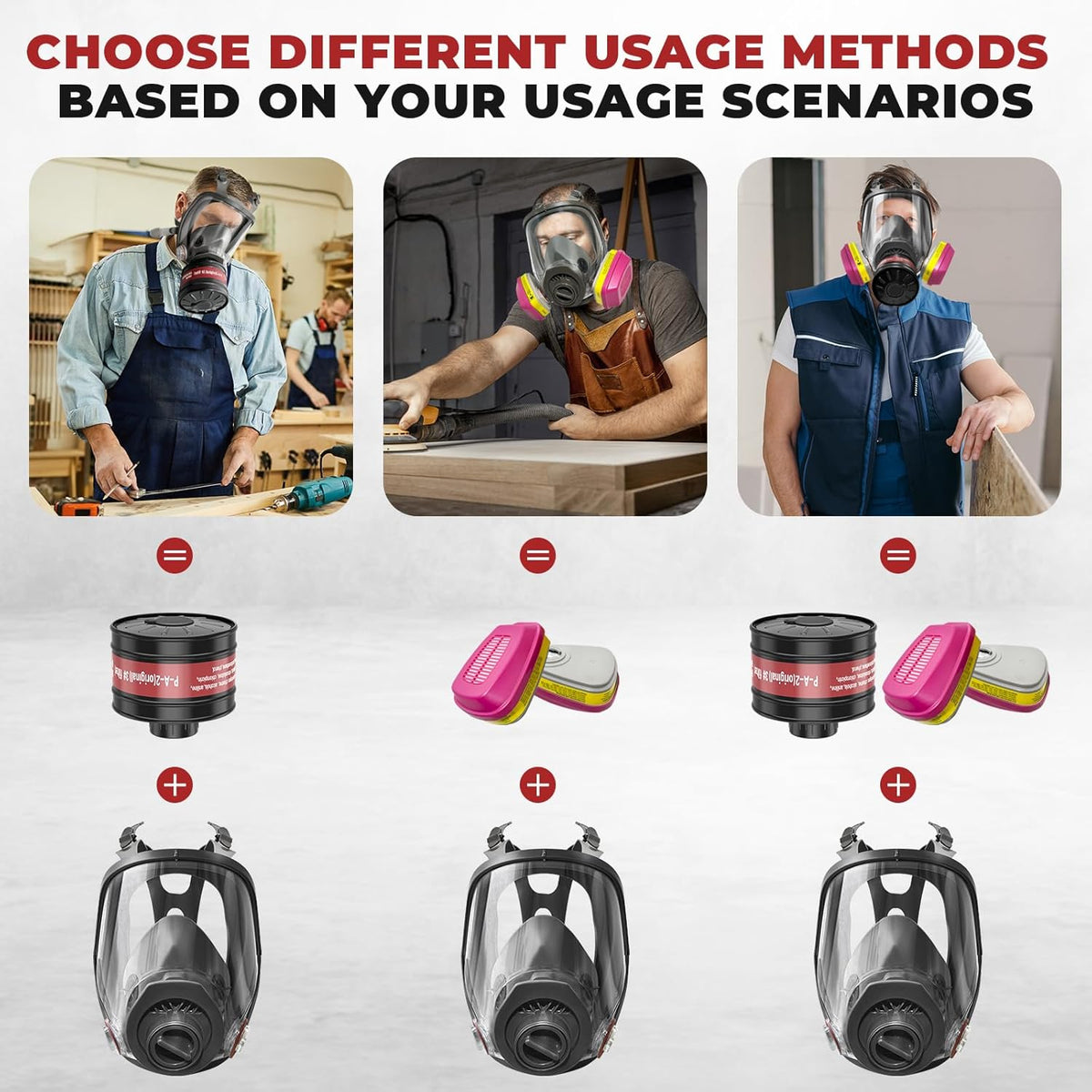 Gas Masks With Filters G218350