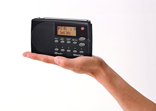 Black Portable HD Radio N744
