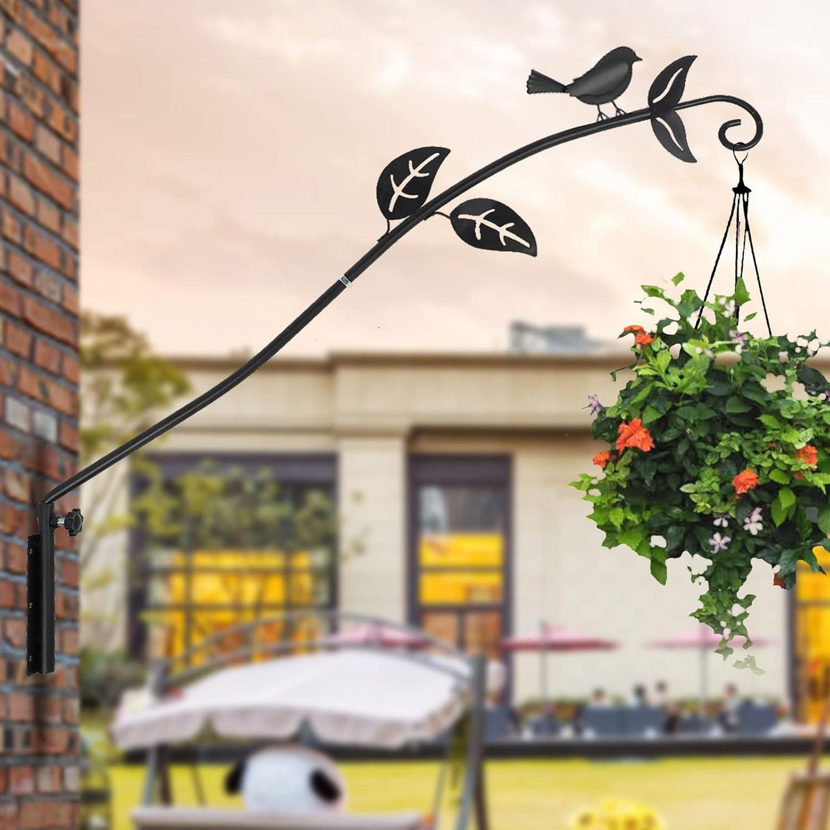 26.5 Inches Heavy Duty Metal Wall Mounted Deck Hook J849