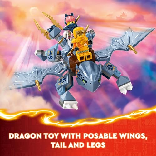 Young Dragon Riyu Playset with 3 Ninja Minifigures F915