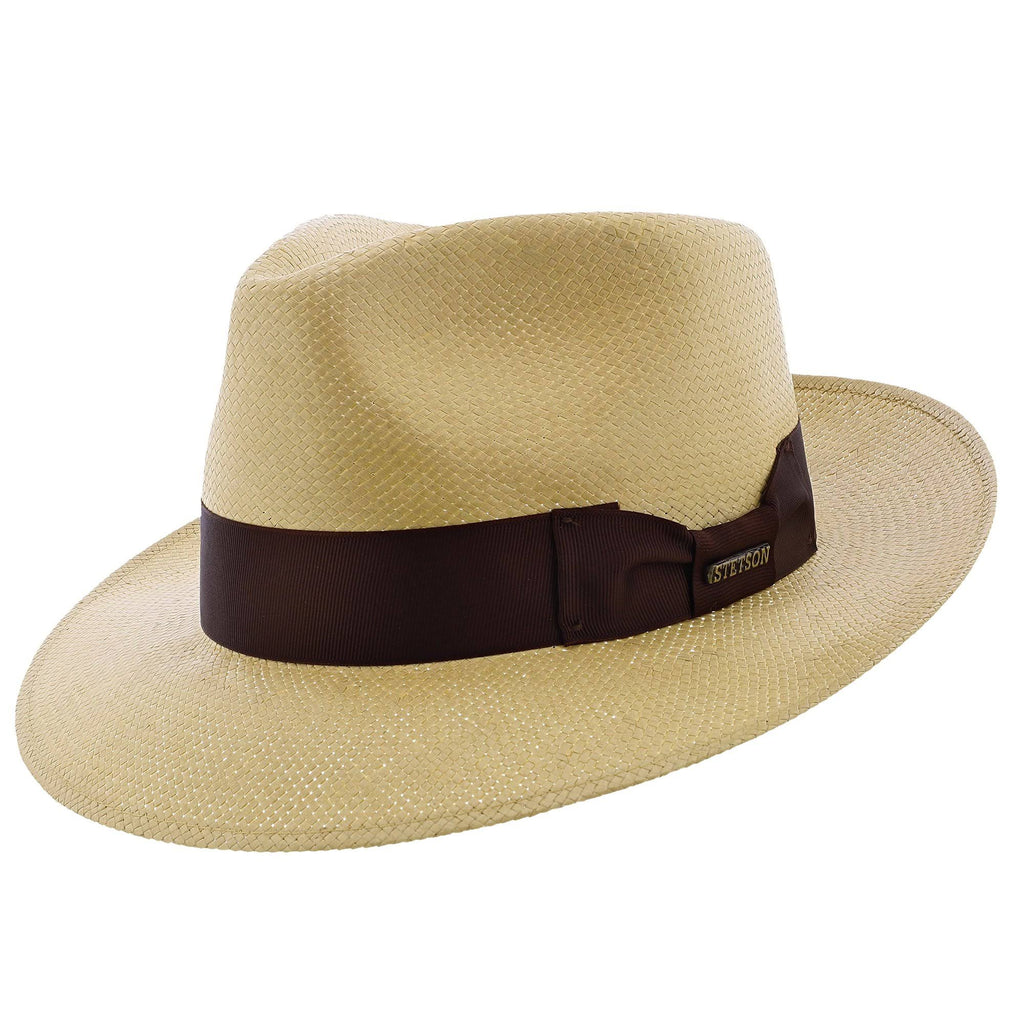 Natural Straw Fedora Hat Z997070