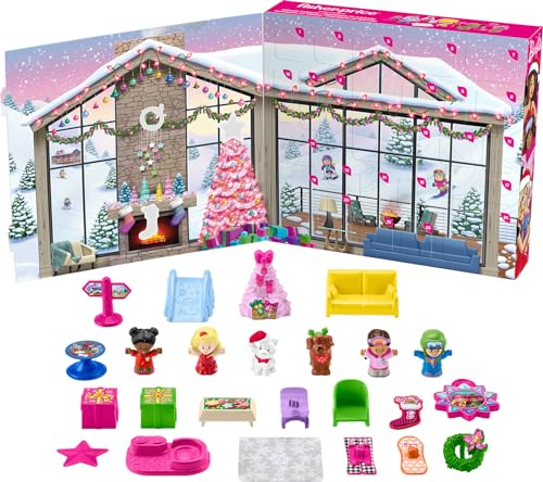 Advent Calendar Playset, 24 Christmas Figures & Pieces P59461