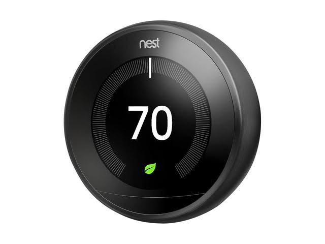 Black Learning Thermostat N520267