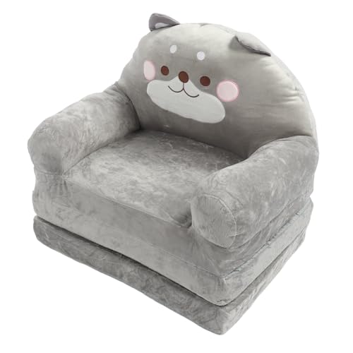 Grey Kids Folding Sofa N2837