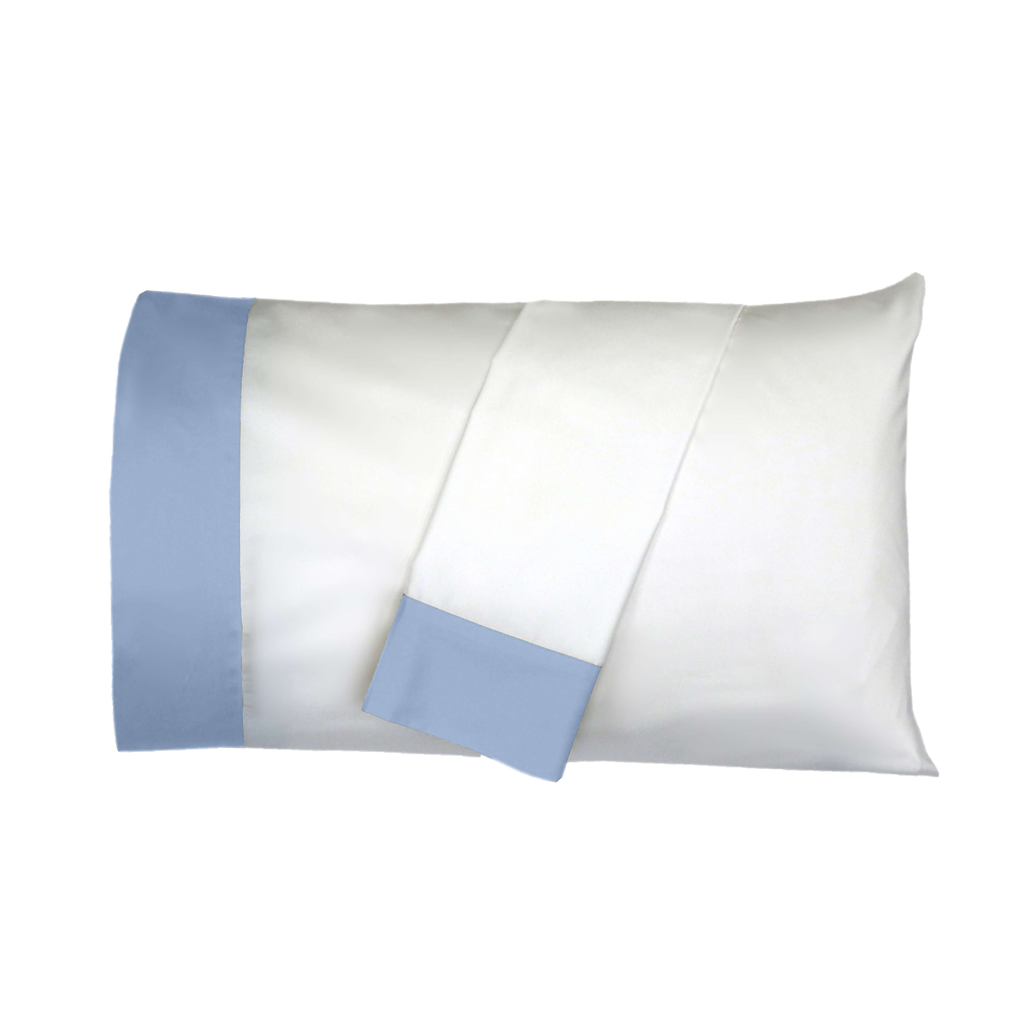 Cuff Pillowcase Set (Pair) - Luxury 608 Cotton USA