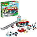 Parking Garage and Car Wash Set with Garage, Gas Station & Toy Cars K8005