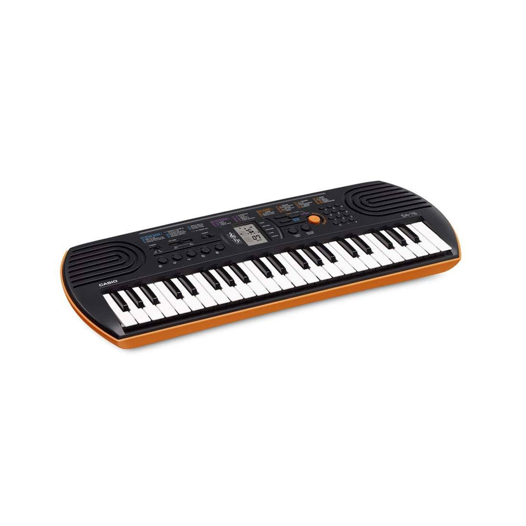 44-Key Electronic Mini Keyboard Black Orange I162