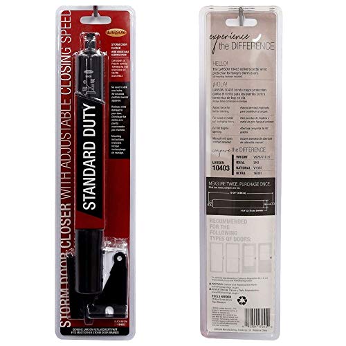 White Storm Door Closer Kit V5743