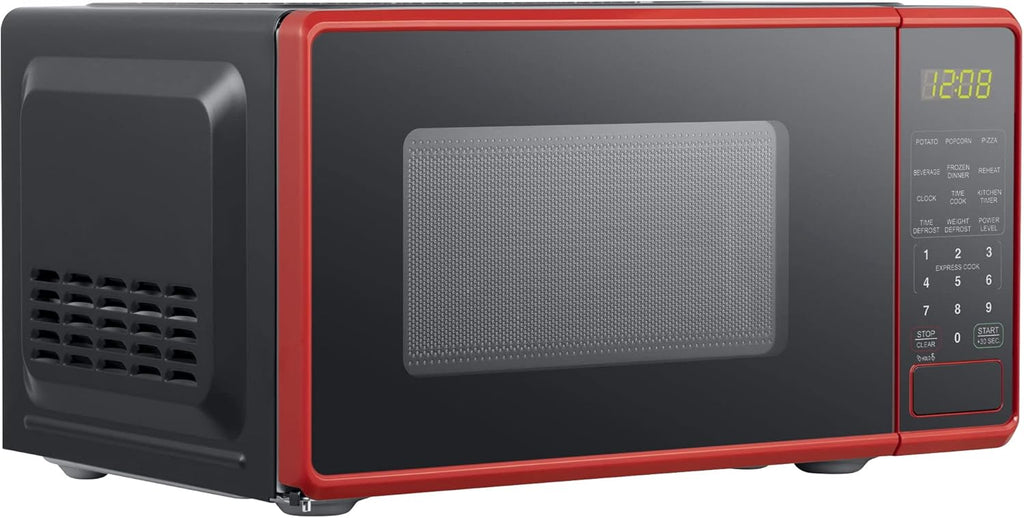 Compact Countertop Microwave Oven 0.7 Cu. Ft. 700-Watts with LED Digital Display O892575