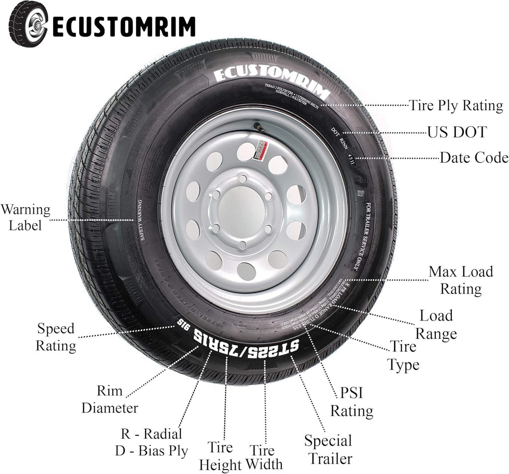 215/75R15 106S Radial Tire O757